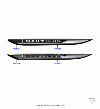 Nautilus 2019-/MKX 2016-2018 (D9) America 2019