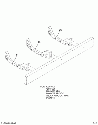FORD F650 MEDIUM TRUCK CHASSIS (F650) America 2011