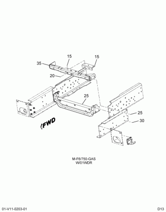 FORD F650 MEDIUM TRUCK CHASSIS (F650) America 2013