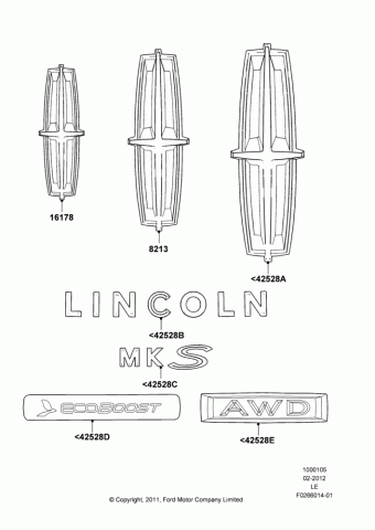Lincoln MKS (LE) America 2014