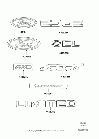 Edge 2007-2014 / MKX 2007-2015 (Q1) America 2013