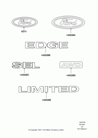 Edge 2007-2014 / MKX 2007-2015 (Q1) America 2008
