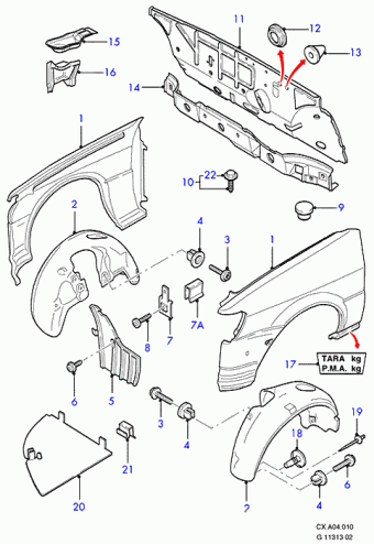 Fiesta CX 1989-1996 Europe 1989