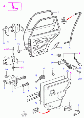 Escort DA 1986-1990 Europe 1986