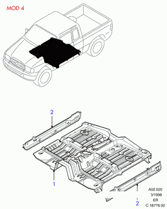 Ranger ER 1998-2003 Europe 1998