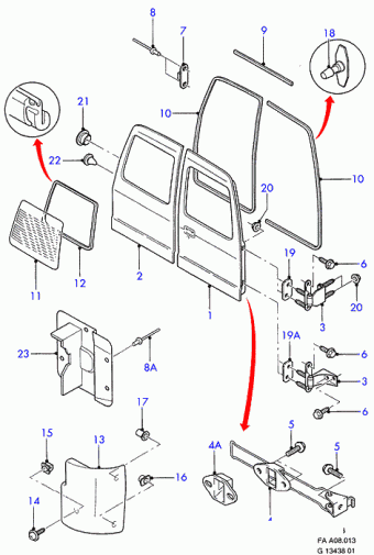 Escort FA 1995-2001 Europe 1995
