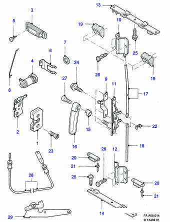 Escort FA 1995-2001 Europe 1995