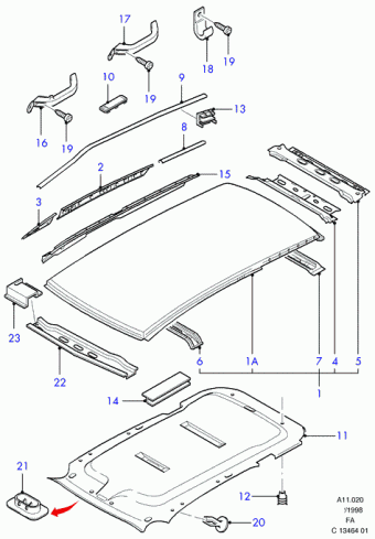 Escort FA 1995-2001 Europe 1995
