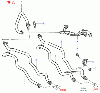 Mondeo FD 1992-1996 Europe 1992