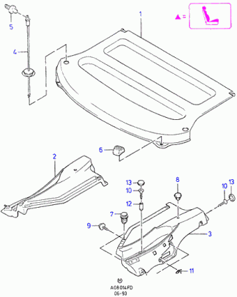Mondeo FD 1992-1996 Europe 1992