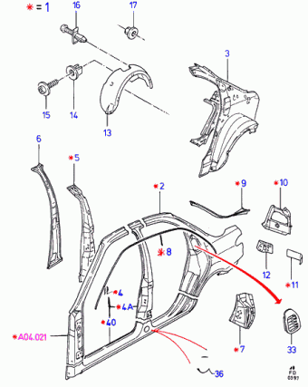 Mondeo FD 1992-1996 Europe 1992