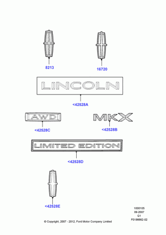 Edge 2007-2014 / MKX 2007-2015 (Q1) America 2009