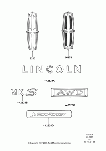 Lincoln MKS (LE) America 2011