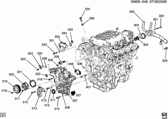 Chevrolet Traverse, (Non-US, Non-Canada) (FWD) 12.09.2015 2016