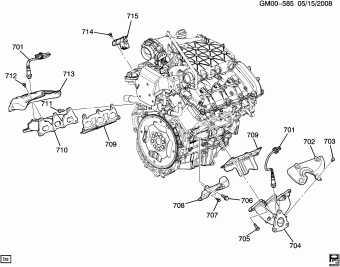 Chevrolet Traverse, (Non-US, Non-Canada) (FWD) 12.09.2015 2016