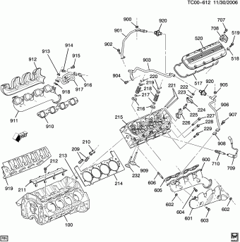 Suburban/Yukon XL - 06 Bodystyle (2WD) 08.08.2000 2001