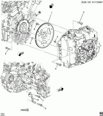 Chevrolet Traverse, (Non-US, Non-Canada) (FWD) 12.09.2015 2016