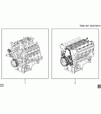 Trailblazer/Envoy/Rainier (4WD/AWD) 2005 (LH6) ENGINE,5.3L(323CID) GAS V8