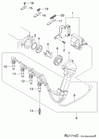 REZZO (U100) 14.06.2006 (L76) ENGINE-4 CYL 2.0 SOHC
