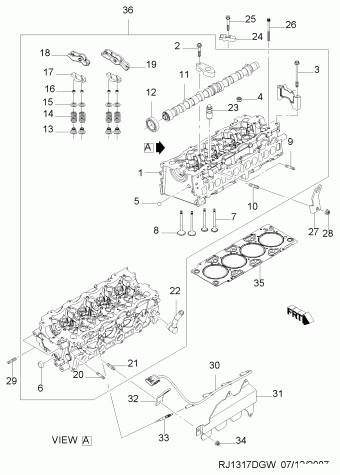 LACETTI + NUBIRA + OPTRA (J200) [EUR] 29.06.2007 AG126498K