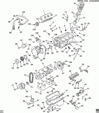 Lumina 1990 (LH0) ENGINE,3.1L(3.1T),V6,MFI
