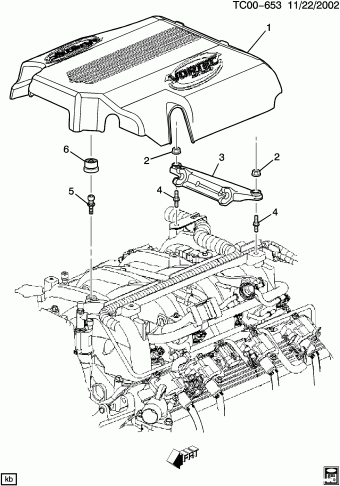 Suburban/Yukon XL/Escalade ESV - 06 Bodystyle (4WD/AWD) 2003 K,TK25906