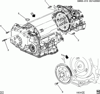 Malibu Classic (Carryover Model) 2004 (L61) ENGINE,2.2L,4CYL,MFI,DOHC