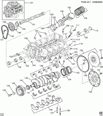 Suburban/Yukon XL/Escalade ESV - 06 Bodystyle (4WD/AWD) 2003 K,TK25906