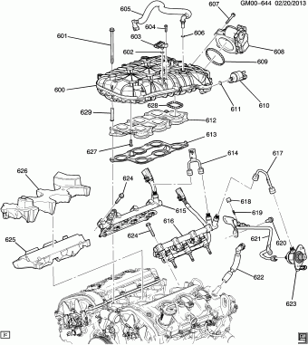 Chevrolet Traverse, (Non-US, Non-Canada) (FWD) 12.09.2015 2016
