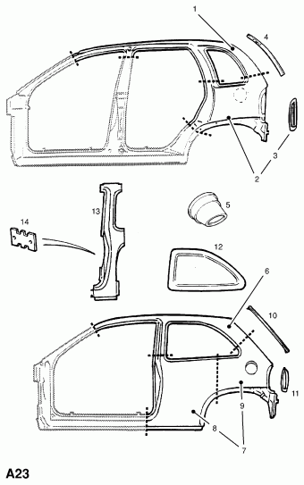 CORSA-B + TIGRA-A All T005667