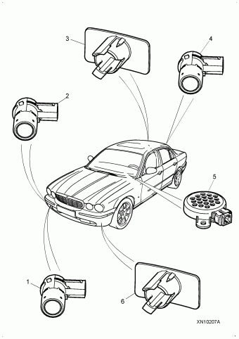 XJ Range (From (V) G00442 to (V) H32732) 4.2 Litre USA