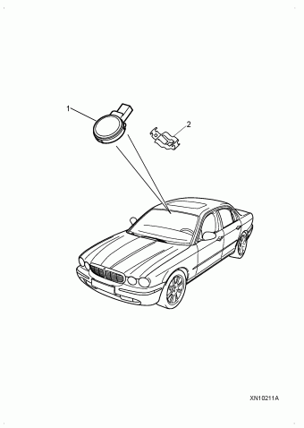 XJ Range (From (V) G00442 to (V) H32732) 4.2 Litre USA