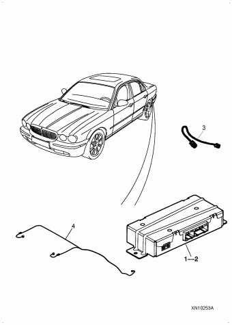 XJ Range (From (V) G00442 to (V) H32732) 4.2 Litre USA