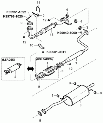 Clarus (RHD) 22.07.1999 2000