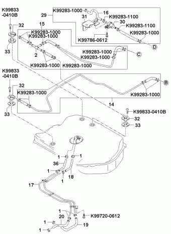 Clarus (RHD) 22.07.1999 2000