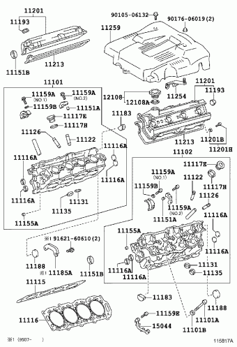 LEXUS LS400 UCF20L-AEPGKA UCF20