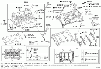 LEXUS LS SERIES VXFA55L-AEUGTW GSF50,GVF5#,VXFA55