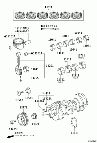 LEXUS GS30/35/43/460 GRS190L-BETQHW GRS19#,URS190,UZS190