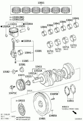 LEXUS RX450H/350 GYL25L-AWXGBA GGL25,GYL25