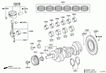 LEXUS LS500/500H GVF55L-AEVGHA GVF5#,VXFA5#