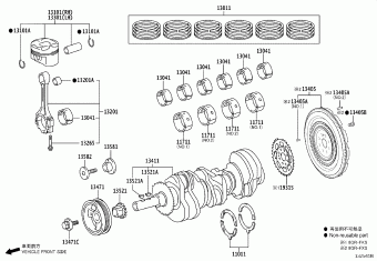 LEXUS LS500/500H/350 GSF50R-AEUGH GSF50,GVF50,VXFA50