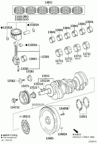 LEXUS RX450HL/350L GGL26R-ARZGB GGL26,GYL26