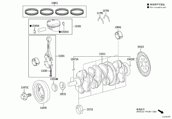 LEXUS ES350/300H/2## MXZA10L-AEXGBC ASZ10,AXZA10,AXZH10,GSZ10,MXZA10