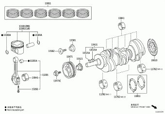 LEXUS LM350/LM300H GGH31L-LNZXB AYH36,GGH31