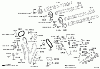LEXUS LS500/500H VXFA55L-AEUGTA GVF5#,VXFA5#
