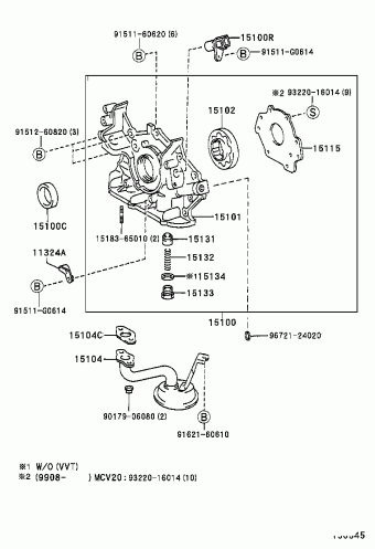 LEXUS ES300 MCV20L-BTPGKA MCV20