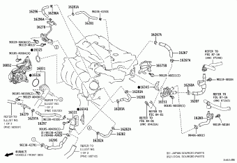 LEXUS ES3##/250 AXZH11L-BEXGBA AXZA15,AXZH1#,GSZ10