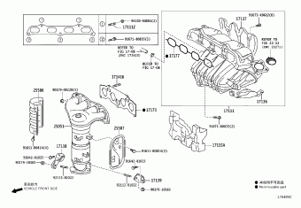 LEXUS HS250H ANF10L-AEXVBA ANF10