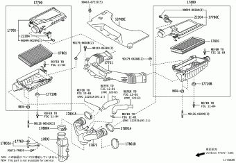 LEXUS LS600HL UVF46L-AEXGHA UVF46