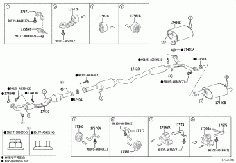 LEXUS ES3##/250 GSZ10L-BEZGBA AXZA15,AXZH1#,GSZ10